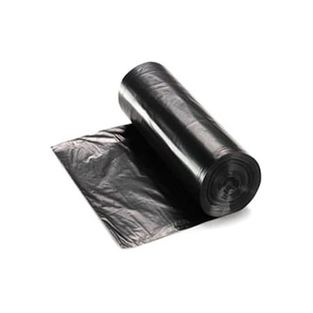 MQ243308K PE 12-16 Gal 23in. X 32 Ft. 6 MicronCan Liner On A Roll, Black